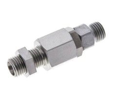 8L Acier zingué Joint tournant à bille Raccord coupant Cloison 315 bar NBR ISO 8434-1