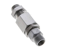 8L Acier zingué Joint tournant à bille Raccord coupant Cloison 315 bar NBR ISO 8434-1