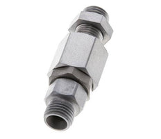 8L Acier zingué Joint tournant à bille Raccord coupant Cloison 315 bar NBR ISO 8434-1