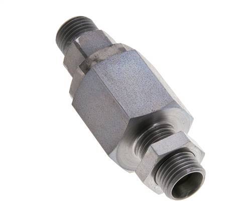 10L Acier zingué Joint tournant à bille Raccord coupant Cloison 315 bar NBR ISO 8434-1