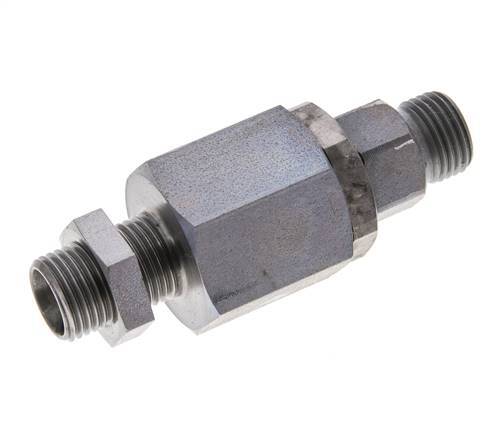 10L Acier zingué Joint tournant à bille Raccord coupant Cloison 315 bar NBR ISO 8434-1
