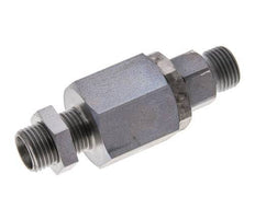 10L Acier zingué Joint tournant à bille Raccord coupant Cloison 315 bar NBR ISO 8434-1