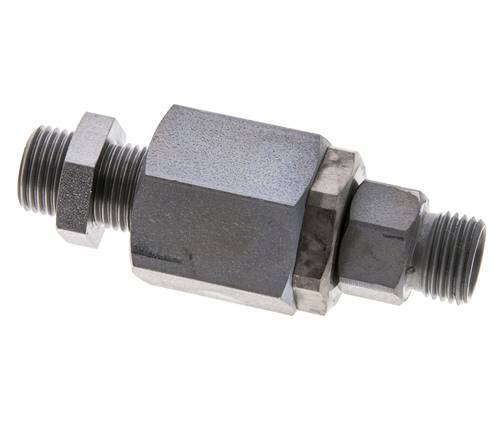 10L Acier zingué Joint tournant à bille Raccord coupant Cloison 315 bar NBR ISO 8434-1