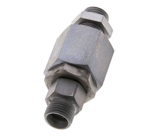 10L Acier zingué Joint tournant à bille Raccord coupant Cloison 315 bar NBR ISO 8434-1