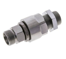 15L Zink plated Steel Ball-Guided Swivel Joint Cutting Fitting Bulkhead 315 bar NBR ISO 8434-1