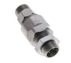 15L Acier zingué Joint tournant à bille Raccord de coupe Bulkhead 315 bar NBR ISO 8434-1
