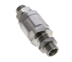 18L Acier zingué Joint tournant à bille Raccord de coupe Bulkhead 315 bar NBR ISO 8434-1