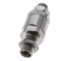 18L Acier zingué Joint tournant à bille Raccord de coupe Bulkhead 315 bar NBR ISO 8434-1