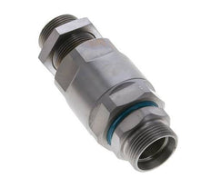 28L Zink plated Steel Ball-Guided Swivel Joint Cutting Fitting Bulkhead 160 bar NBR ISO 8434-1