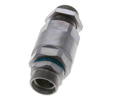 28L Zink plated Steel Ball-Guided Swivel Joint Cutting Fitting Bulkhead 160 bar NBR ISO 8434-1