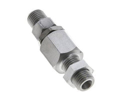 6S Acier zingué Joint tournant à bille Raccord coupant Cloison 350 bar NBR ISO 8434-1