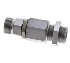 16S Acier zingué Joint tournant à bille Raccord coupant Cloison 350 bar NBR ISO 8434-1