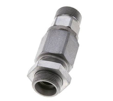 16S Acier zingué Joint tournant à bille Raccord coupant Cloison 350 bar NBR ISO 8434-1