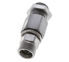 16S Acier zingué Joint tournant à bille Raccord coupant Cloison 350 bar NBR ISO 8434-1