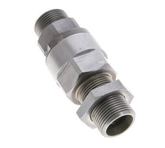 20S Acier zingué Joint tournant à bille Raccord coupant Cloison 350 bar NBR ISO 8434-1