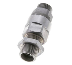 20S Acier zingué Joint tournant à bille Raccord coupant Cloison 350 bar NBR ISO 8434-1