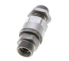 20S Acier zingué Joint tournant à bille Raccord coupant Cloison 350 bar NBR ISO 8434-1
