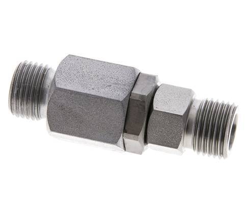 8S Zink plated Steel Ball-Guided Swivel Joint Cutting Fitting DN 6350 bar NBR ISO 8434-1