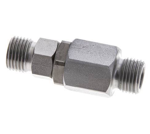 8S Zink plated Steel Ball-Guided Swivel Joint Cutting Fitting DN 6350 bar NBR ISO 8434-1