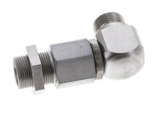 16S Acier zingué Coude Boule Joint Tournant Raccord Coupe Cloison DN 12350 bar NBR ISO 8434-1