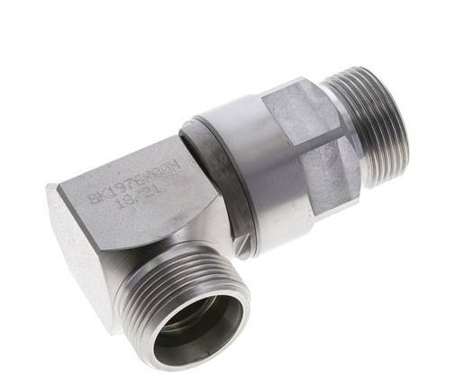 25S Acier zingué Coude à rotule Raccord coupant DN 20350 bar NBR ISO 8434-1