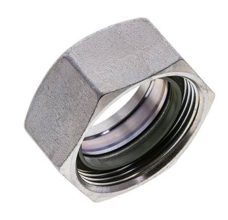 35 (M45x2) Steel Functional Nut FKM