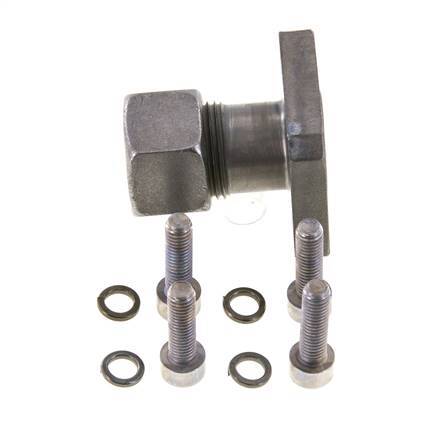 LK 35 Pump Flange Steel with 15L (M22x1.5)