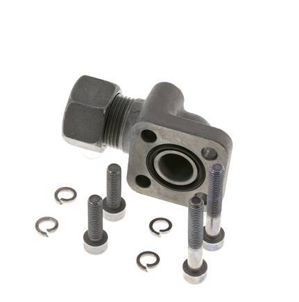 LK 35 Elbow Pump Flange Malleable cast iron with 15L (M22x1.5)