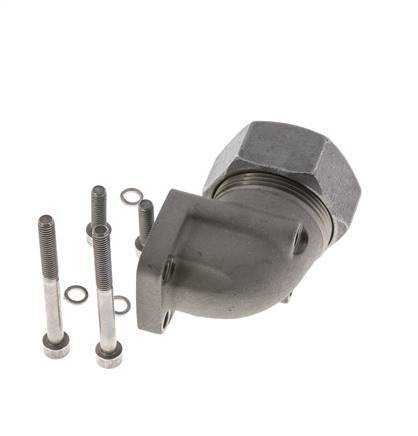 LK 40 Elbow Pump Flange Malleable cast iron with 35L (M45x2)