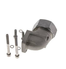 LK 40 Elbow Pump Flange Malleable cast iron with 35L (M45x2)