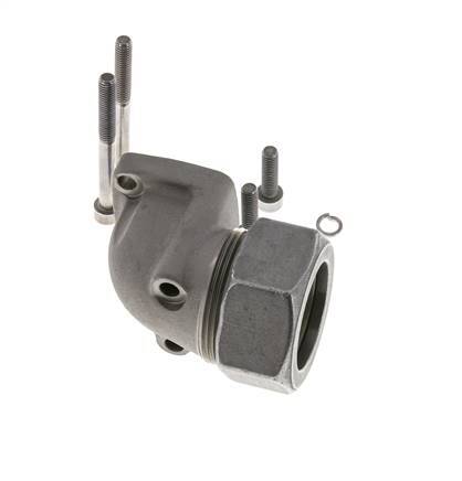 LK 40 Elbow Pump Flange Malleable cast iron with 35L (M45x2)