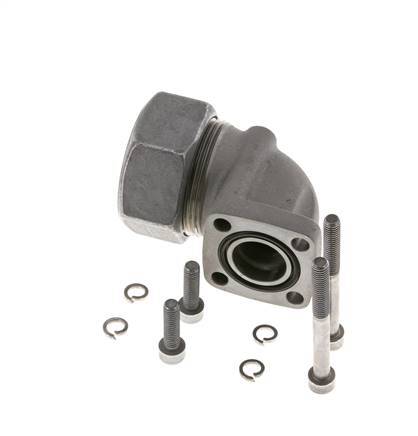 LK 40 Coude Bride de pompe Fonte malléable avec 35L (M45x2)