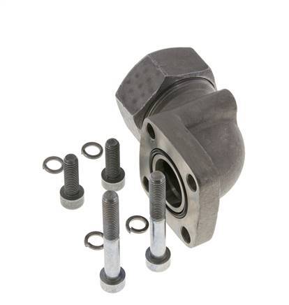 Coude LK 55 Bride de pompe Fonte malléable avec 35L (M45x2)
