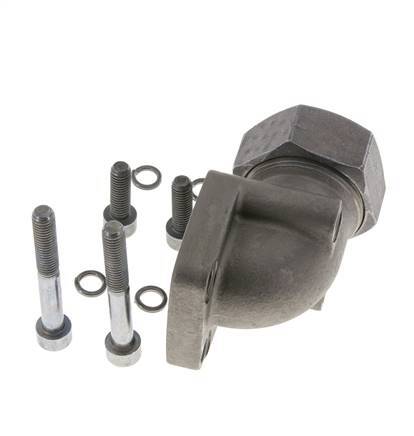 Coude LK 55 Bride de pompe Fonte malléable avec 35L (M45x2)