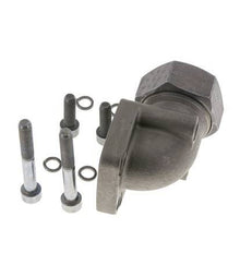 Coude LK 55 Bride de pompe Fonte malléable avec 35L (M45x2)