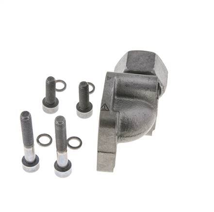 LK 55 Coude Bride de pompe Fonte malléable avec 20S (M30x2)