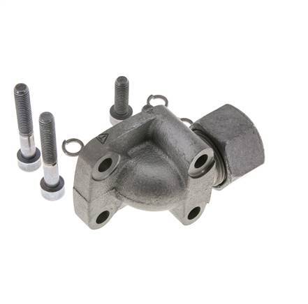 LK 55 Coude Bride de pompe Fonte malléable avec 20S (M30x2)