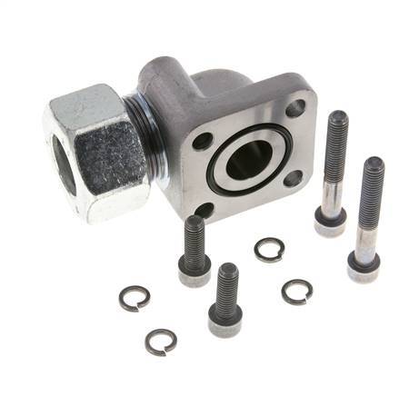 LK 55 Coude Bride de pompe Fonte malléable avec 25S (M36x2)