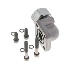 LK 55 Coude Bride de pompe Fonte malléable avec 25S (M36x2)