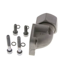 LK 55 Coude Bride de pompe Fonte malléable avec 30S (M42x2)