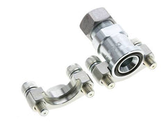 Bride 3/4'' SAE 3000 PSI Acier avec 18L (M26x1.5) ISO 6162-1