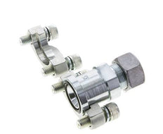 Bride 3/4'' SAE 3000 PSI Acier avec 18L (M26x1.5) ISO 6162-1