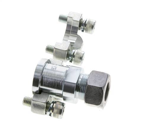 Bride 3/4'' SAE 3000 PSI Acier avec 18L (M26x1.5) ISO 6162-1