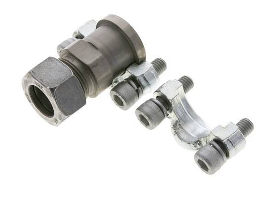 Bride 3/4'' SAE 3000 PSI Acier avec 22L (M30x2) ISO 6162-1