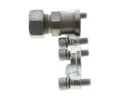 Bride 3/4'' SAE 3000 PSI Acier avec 22L (M30x2) ISO 6162-1