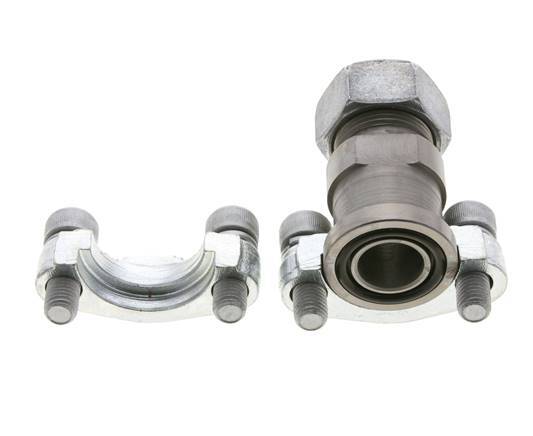 Bride 3/4'' SAE 3000 PSI Acier avec 22L (M30x2) ISO 6162-1