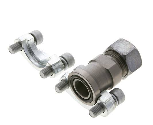 Bride 3/4'' SAE 3000 PSI Acier avec 22L (M30x2) ISO 6162-1