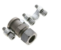 Bride 3/4'' SAE 3000 PSI Acier avec 22L (M30x2) ISO 6162-1