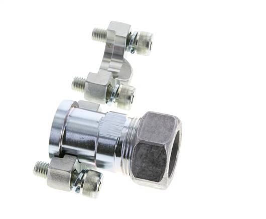 Bride 3/4'' SAE 3000 PSI Acier avec 28L (M36x2) ISO 6162-1