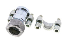 Bride 3/4'' SAE 3000 PSI Acier avec 28L (M36x2) ISO 6162-1